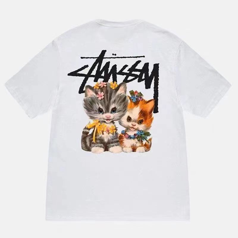 【期間限定割引価格】STUSSY cute cat series T-shirt