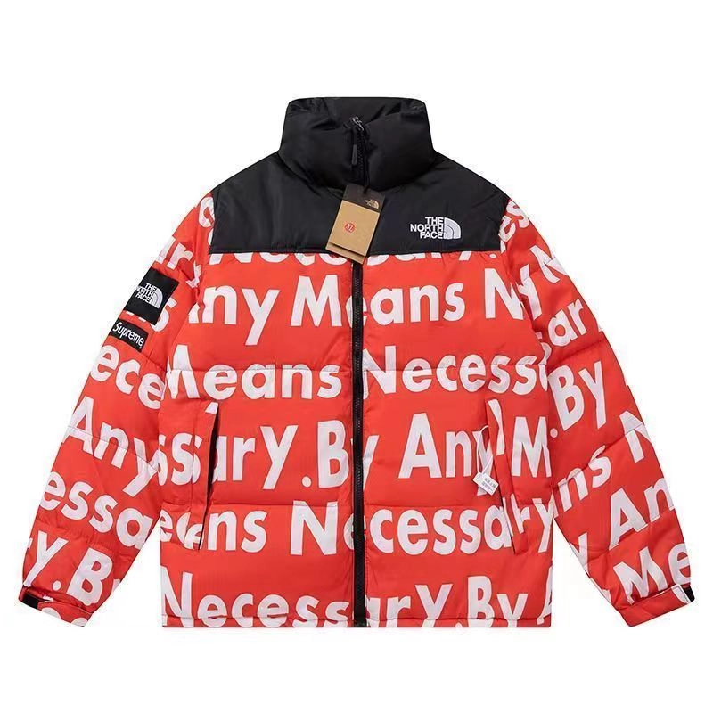 ザ・ノースフェイス×シュプリーム ジョイント マルチカラー CHALLENGE AIR DOWN JACKET ダックダウンジャケット
