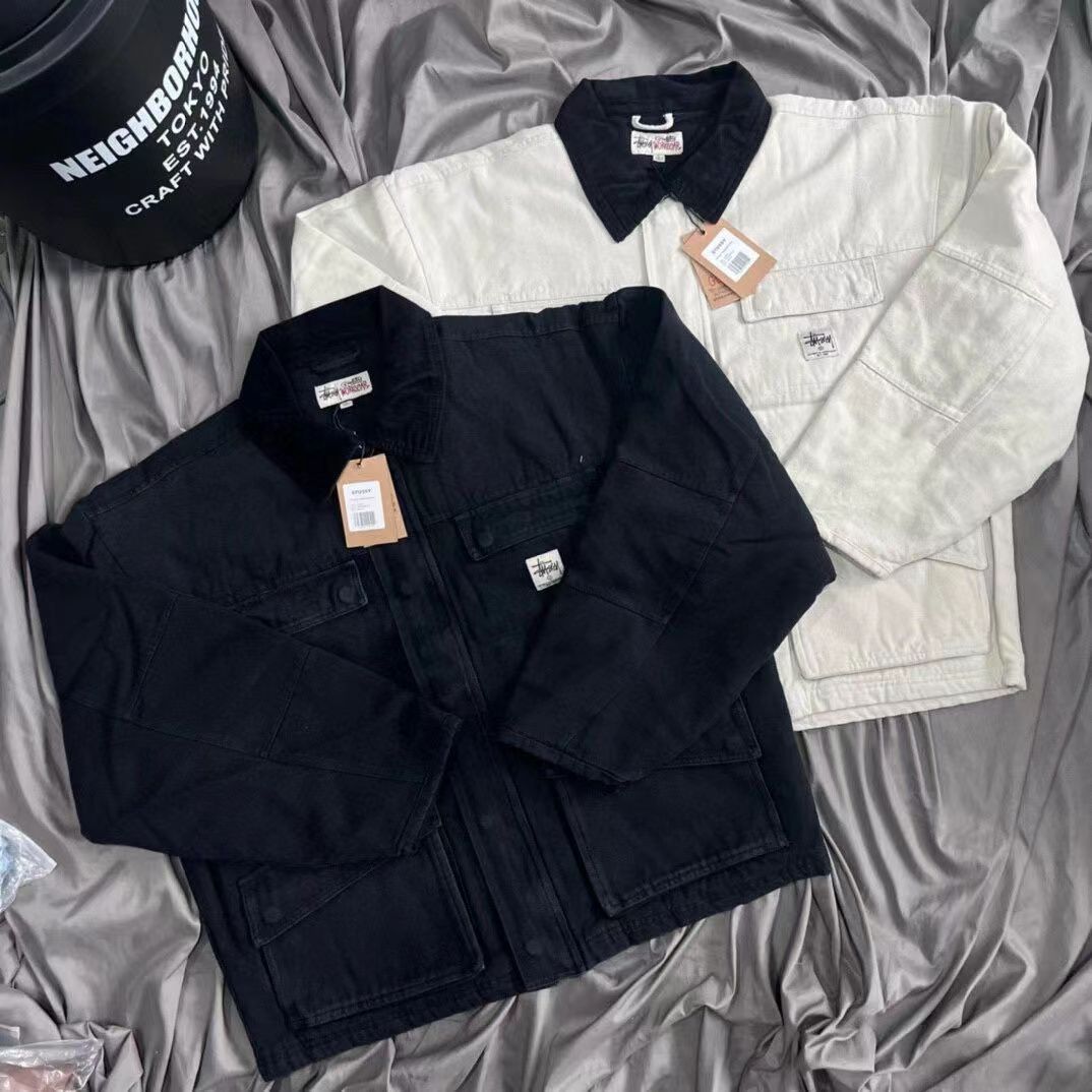 2024 春 Stussy CANVAS INSULATED WORK JACKET　2色