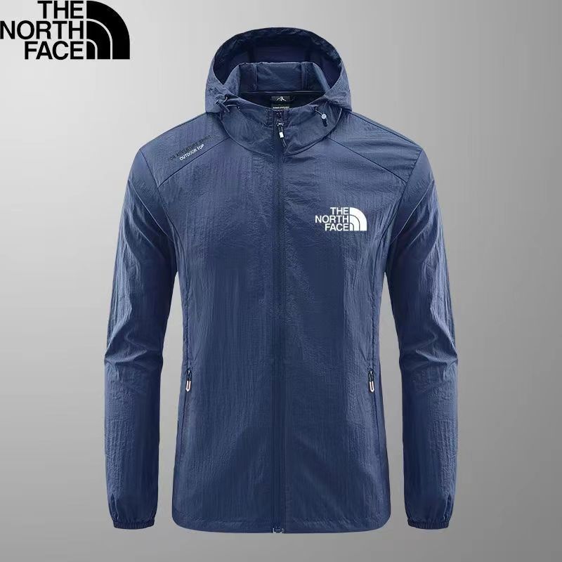 The North Face 夏のサンシェイドフルジップフーディ、防水性、通気性、速乾性、UVカット機能（ユニセックス）