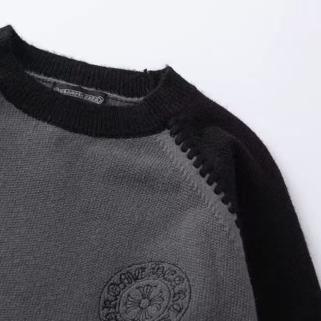 『S-3XL』軽くて高級なラウンドネックのスウェットシャツ、ユニセックスのニットセーター