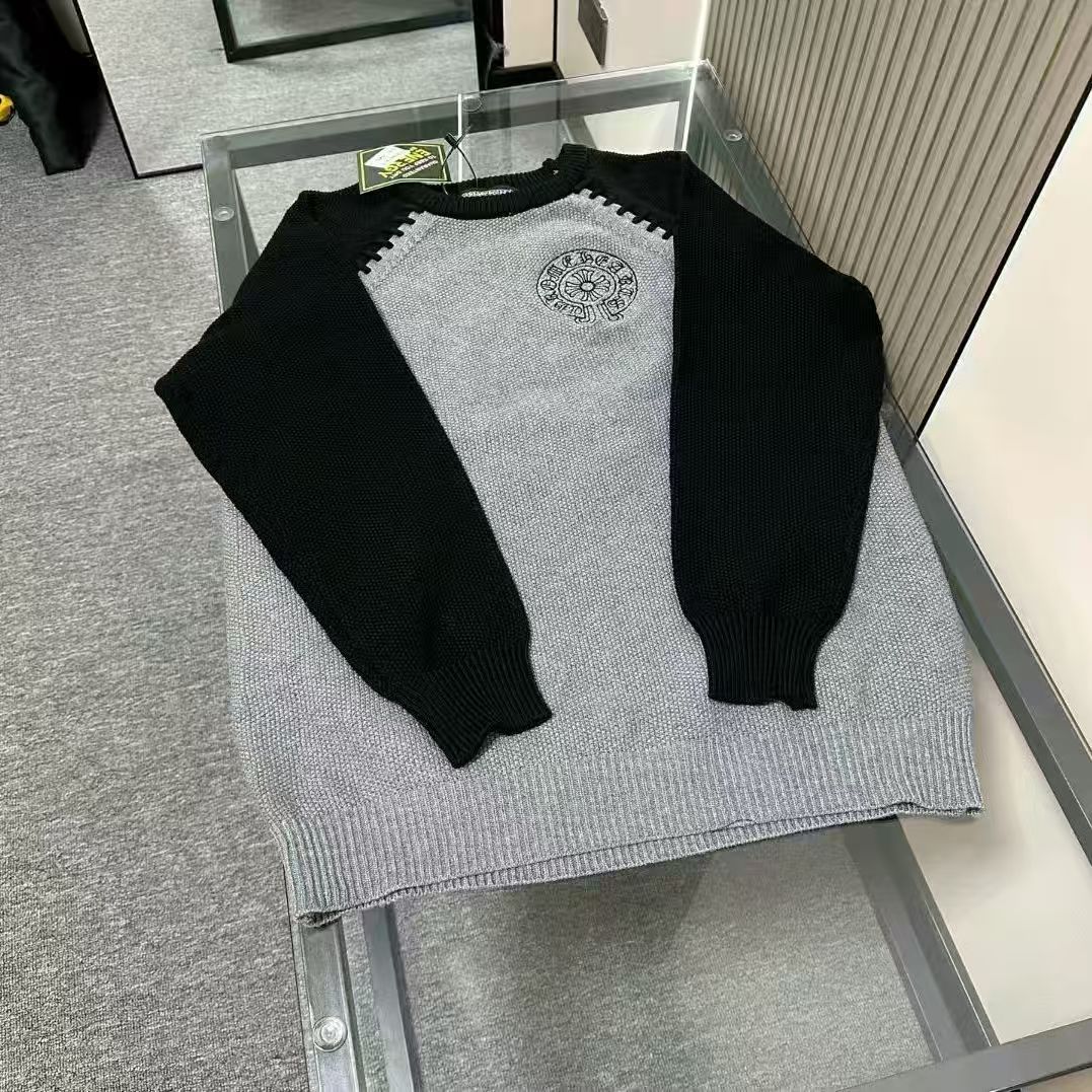 『S-3XL』軽くて高級なラウンドネックのスウェットシャツ、ユニセックスのニットセーター