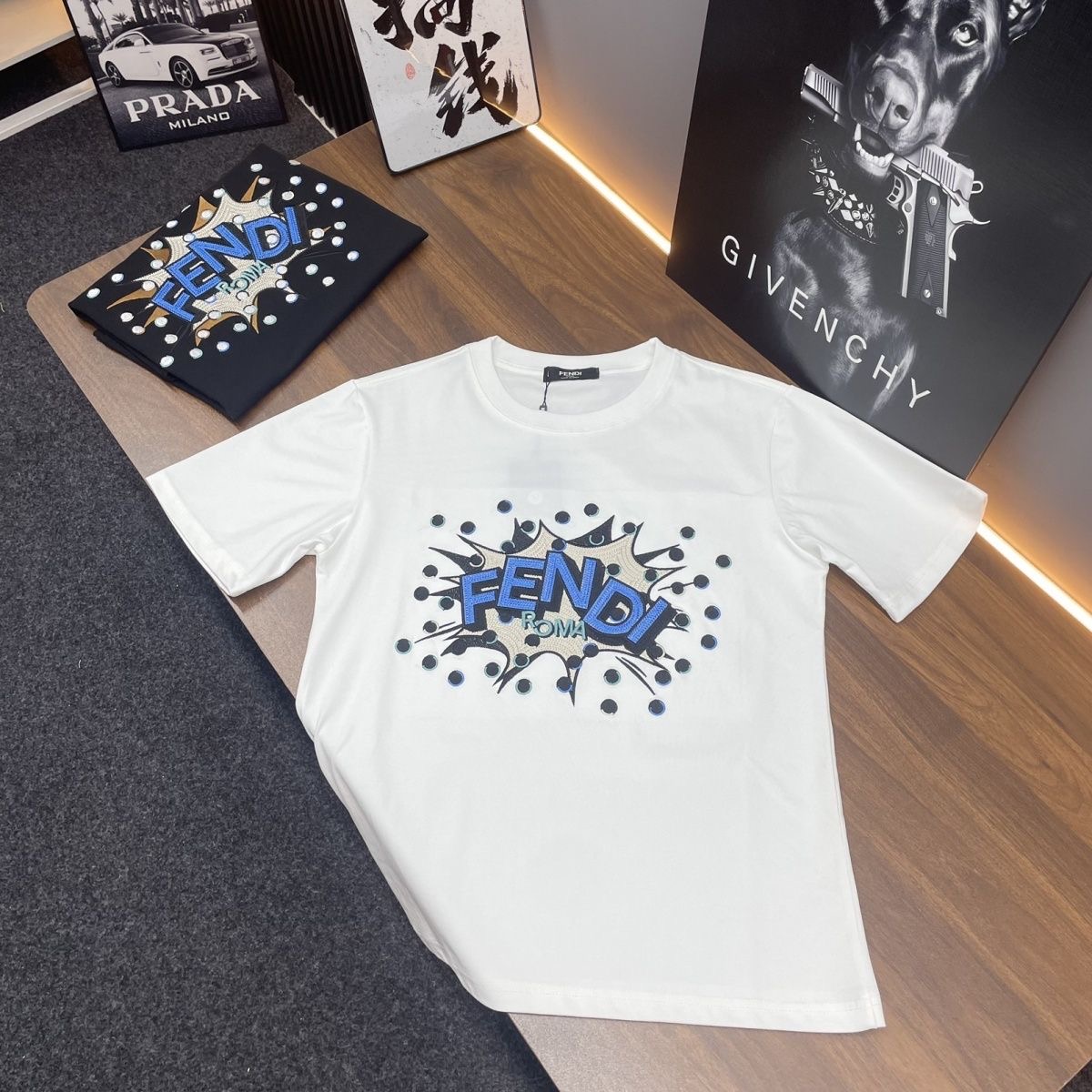 『S-2XL』刺繍入りのトレンディなクルーネック半袖トップス、カジュアルなゆったりフィット、レタープリント、メンズ半袖Tシャツ