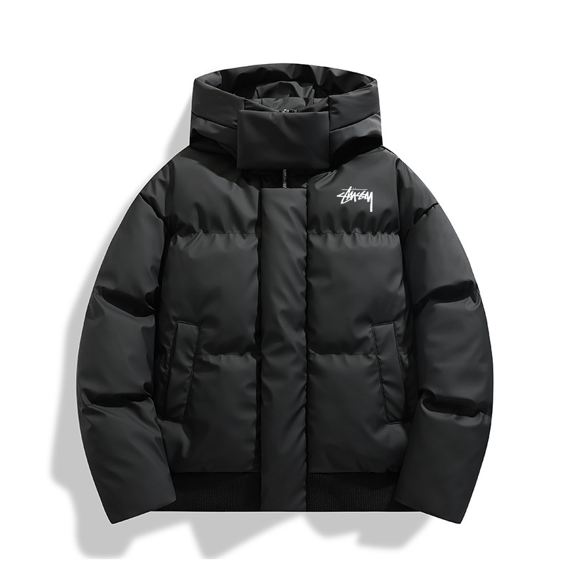 STUSSY 2025 new stand-up collar design puffer jacket