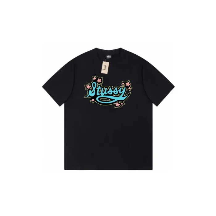 【期間限定割引価格】Stussy Star Script Midnight Tee