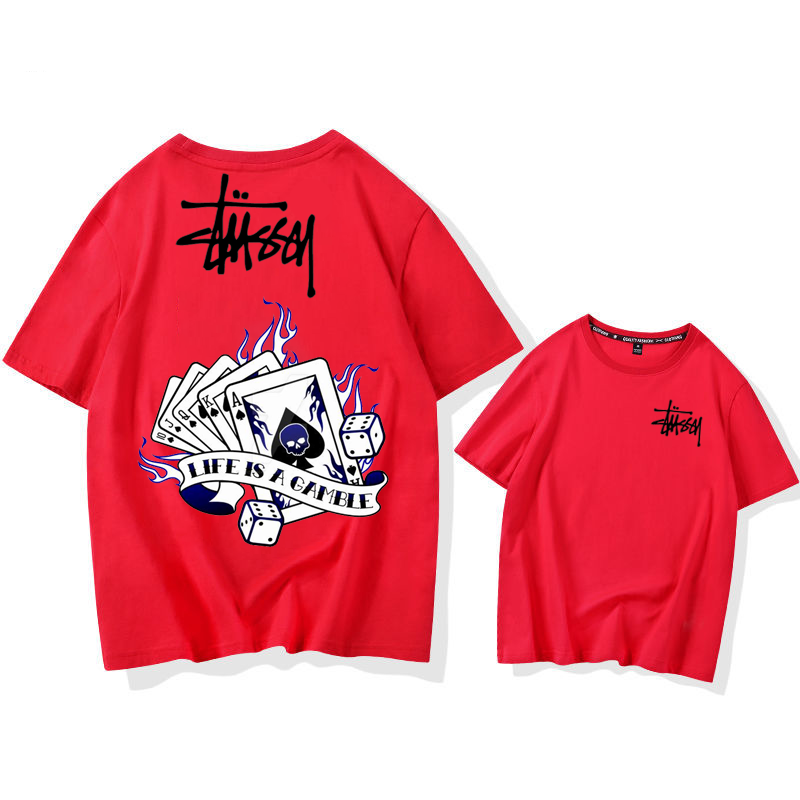 【期間限定割引価格】STUSSY Ace of Spades Casual Short Sleeve
