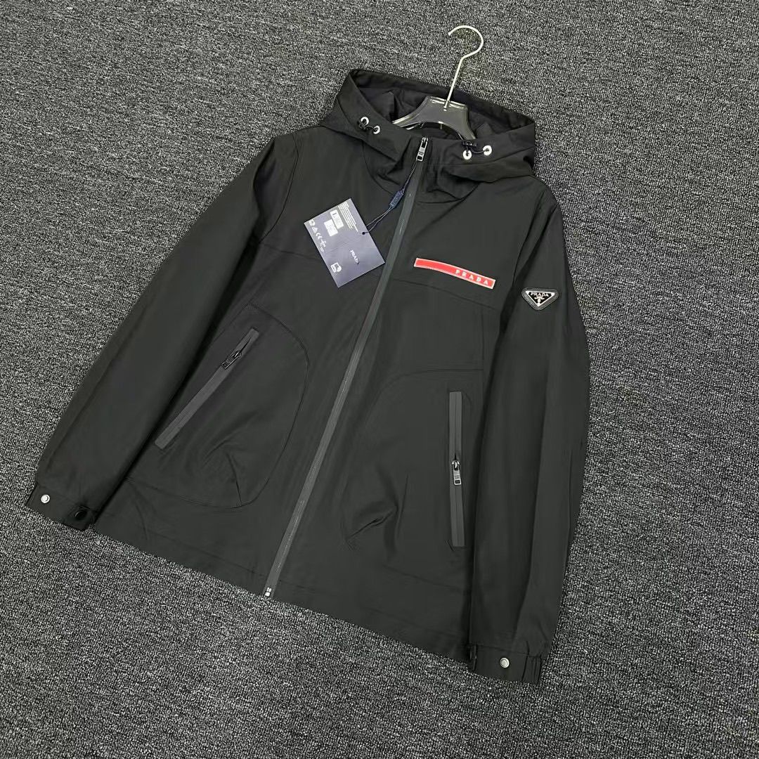 『M-4XL』春のフード付きジャケットカジュアルファッショントレンドアウターウェア