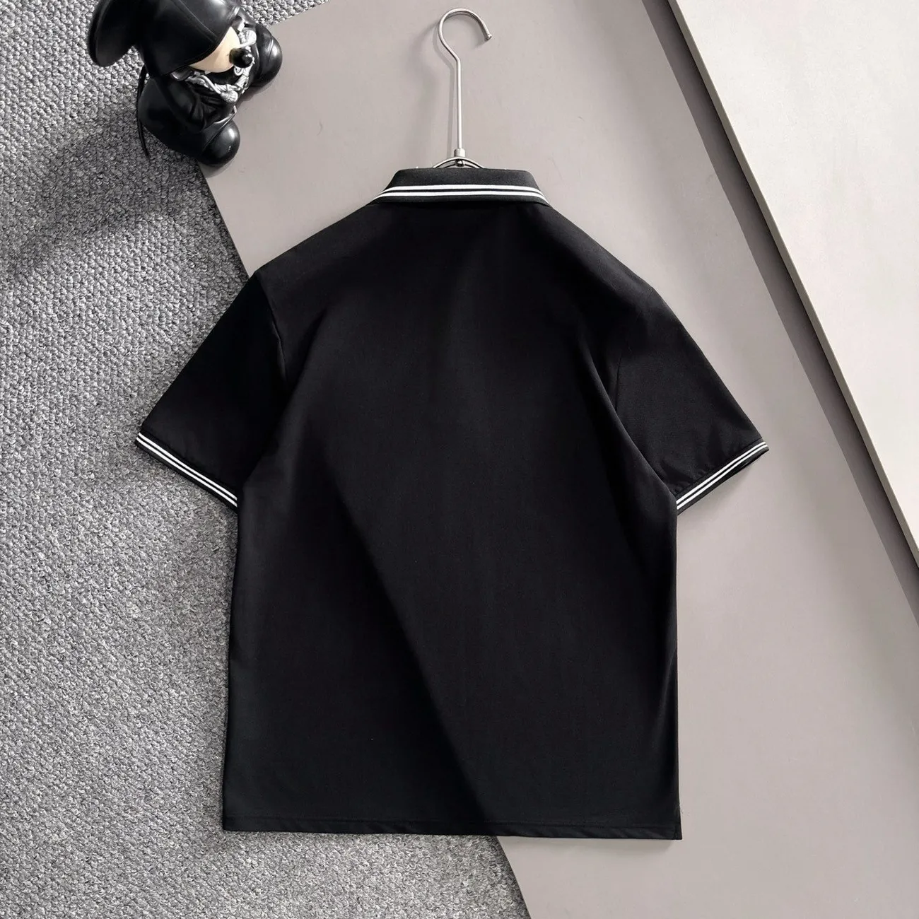 『M-3XL』夏の定番アイテム、シンプルでカジュアルなメンズ用ゆったり半袖ポロシャツ