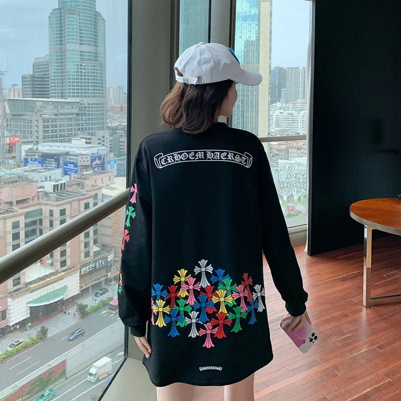 売り切れ必至 着心地良い 激売れ中 ファッション ゆるい アルファベット 長袖 プリント Ｔシャツ