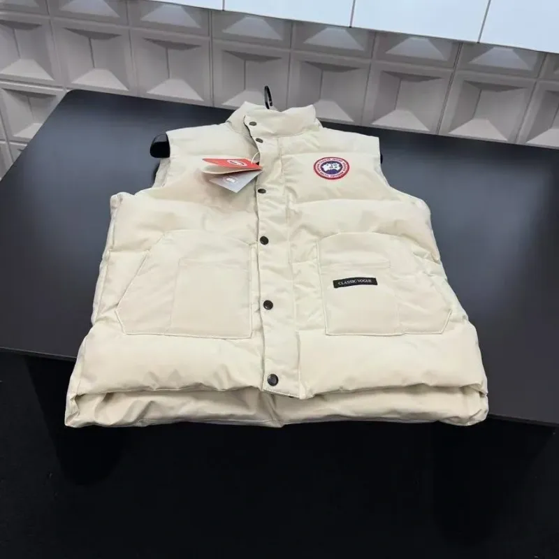 『M-4XL』冬の必須 シンプル 高品質 暖かい 軽量 ベーシックダウンベスト