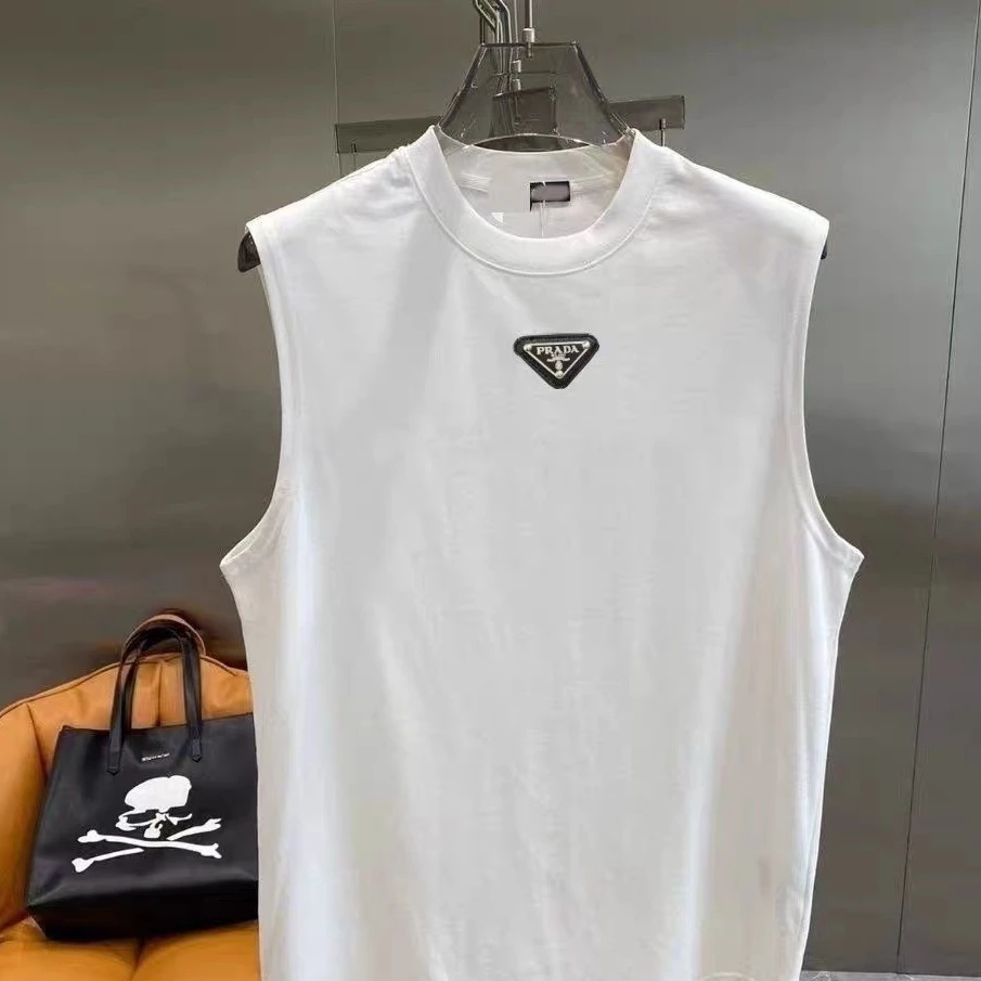 『S-3XL』新作メンズノースリーブスポーツベスト、カジュアルクルーネック