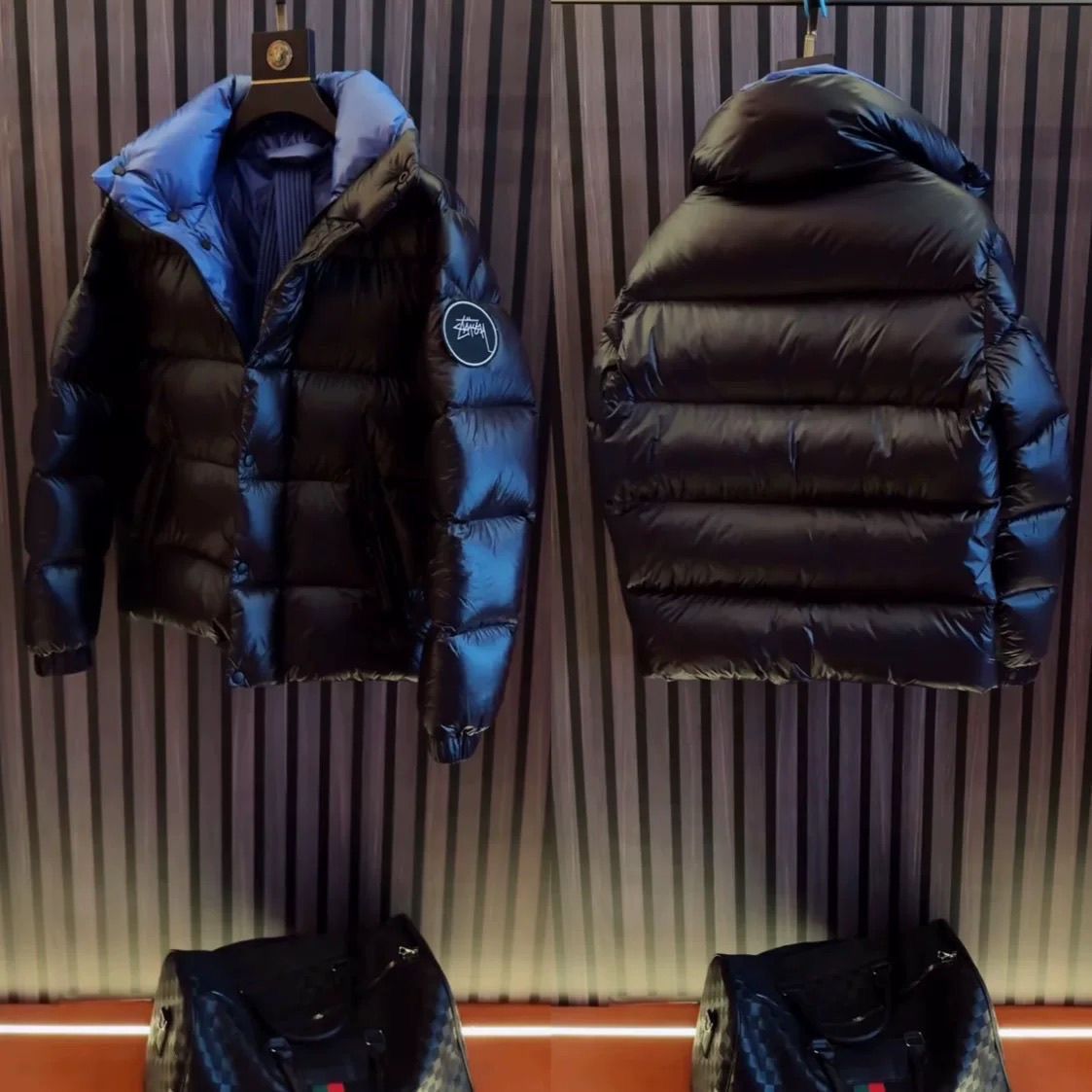 『M-4XL』新しい冬の高級メンズ綿詰めジャケット、暖かい、スタンドカラー、カジュアルで洗練されています