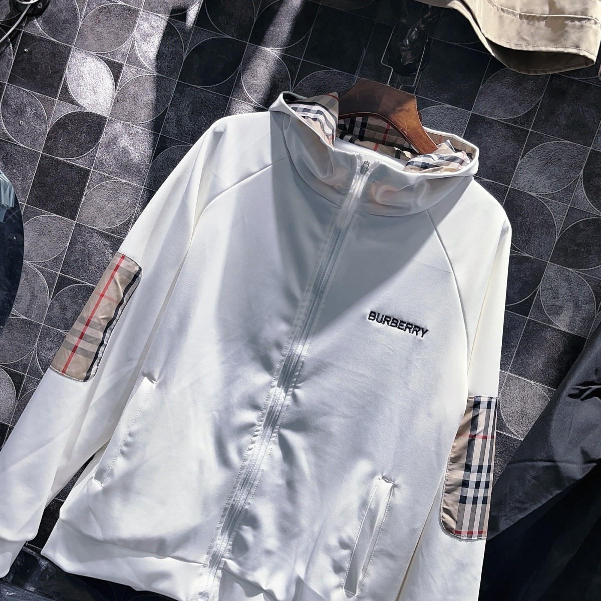 『L-5XL』春と秋のクラシックなパーカージャケットスウェットシャツユニセックススタイルのスプライシング