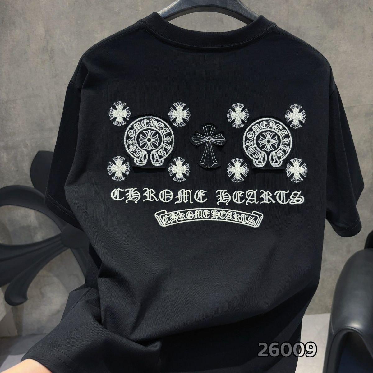『M-3XL』新作半袖Tシャツ、ゆったりラウンドネックトップス