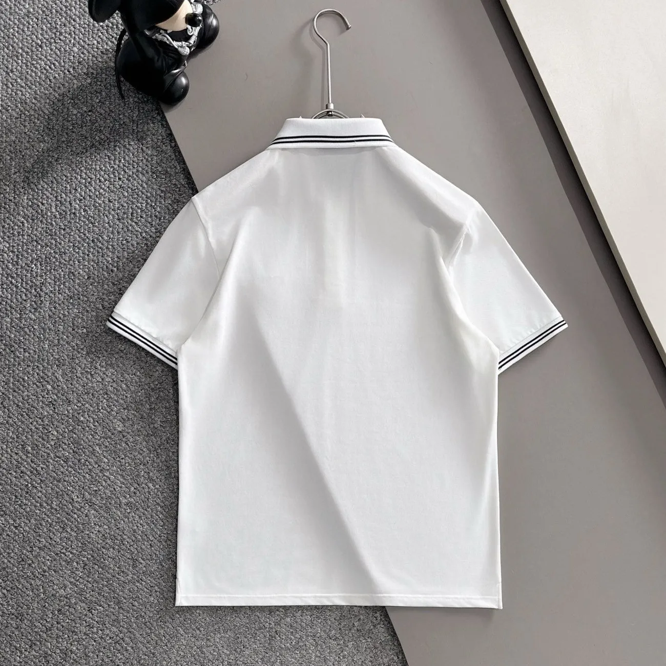 『M-3XL』夏の定番アイテム、シンプルでカジュアルなメンズ用ゆったり半袖ポロシャツ