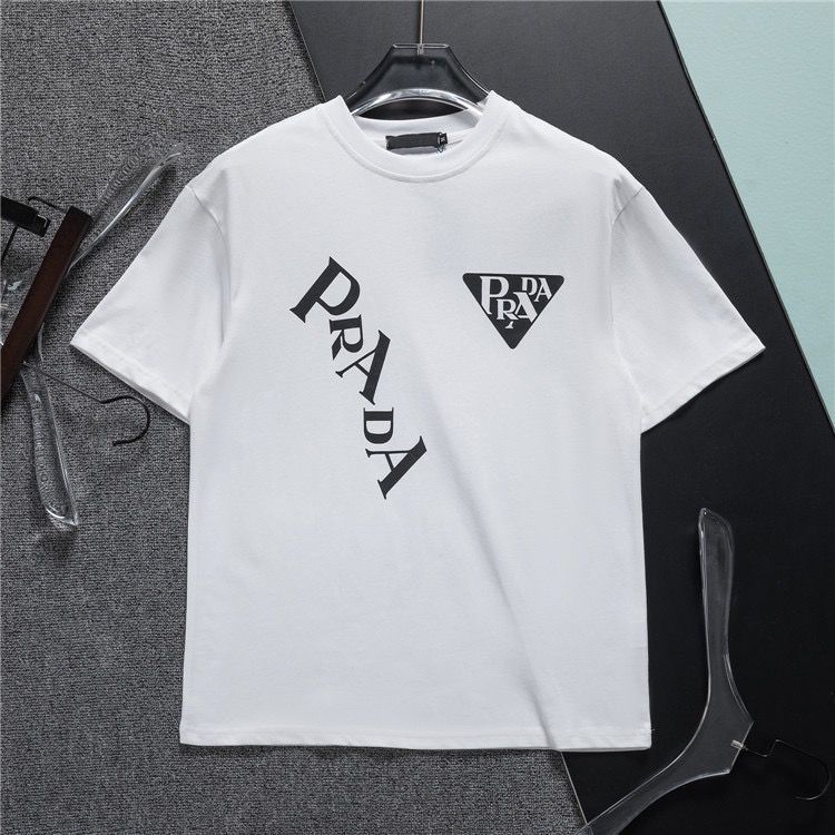 『S-3XL』夏物高級クルーネック半袖Tシャツ（男女兼用）