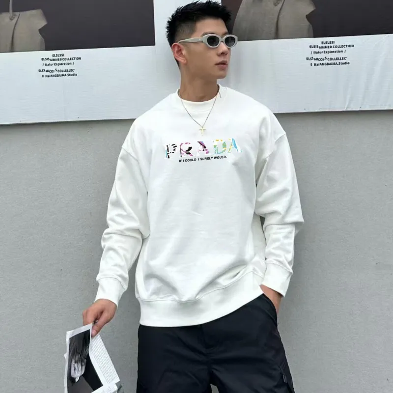 『S-5XL』絶対欲しい 圧倒的セクシー シンプル ストリート プリントトレーナー