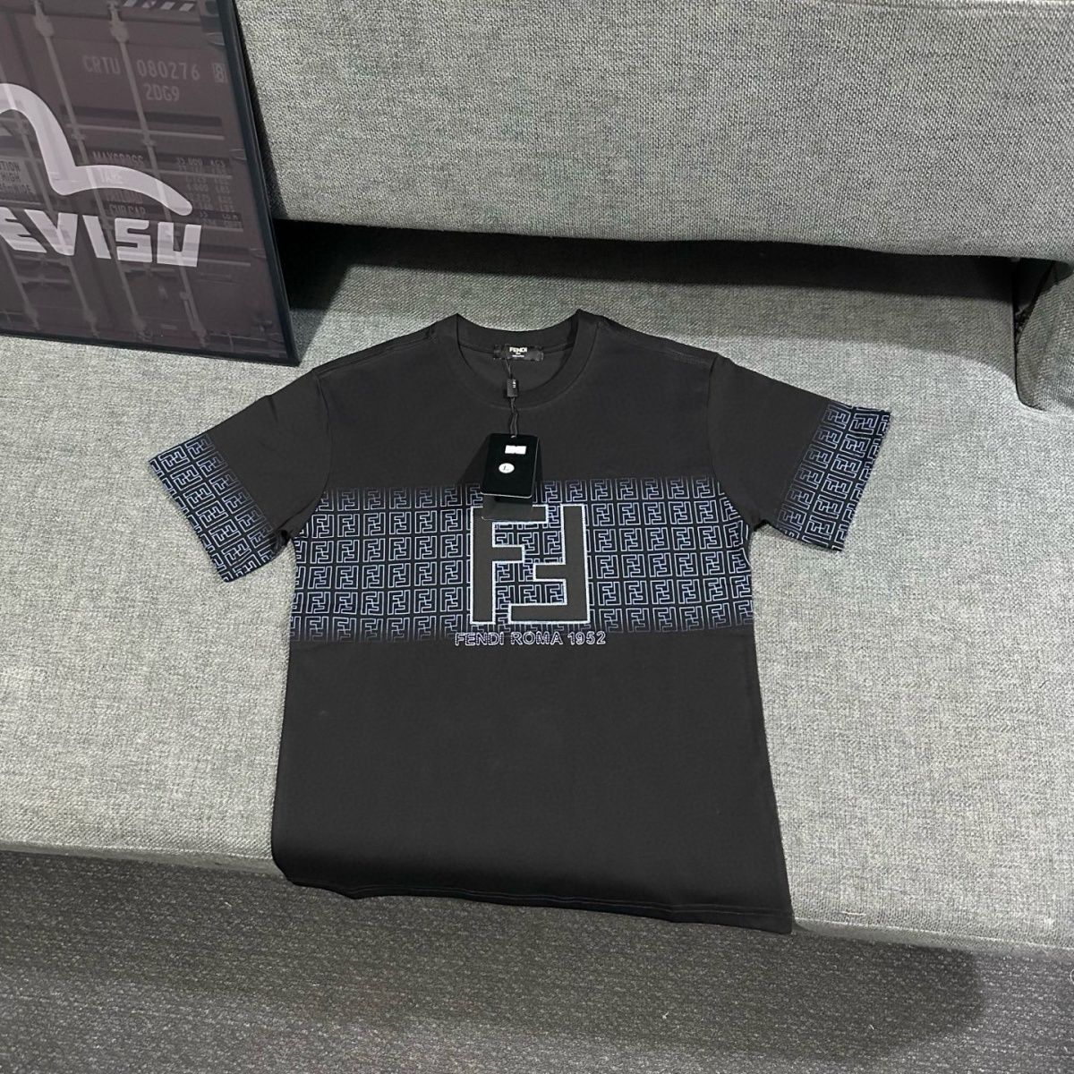 『XS-L』新作春夏クラシックレター刺繍入りカジュアルTシャツ