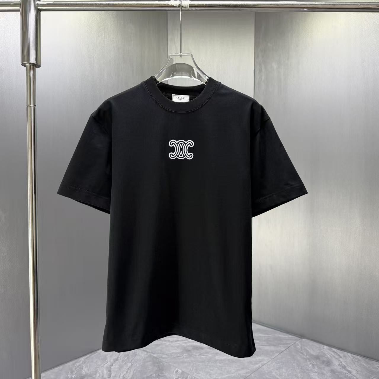 『S-XL』カップル向けサマールーズクルーネックTシャツ