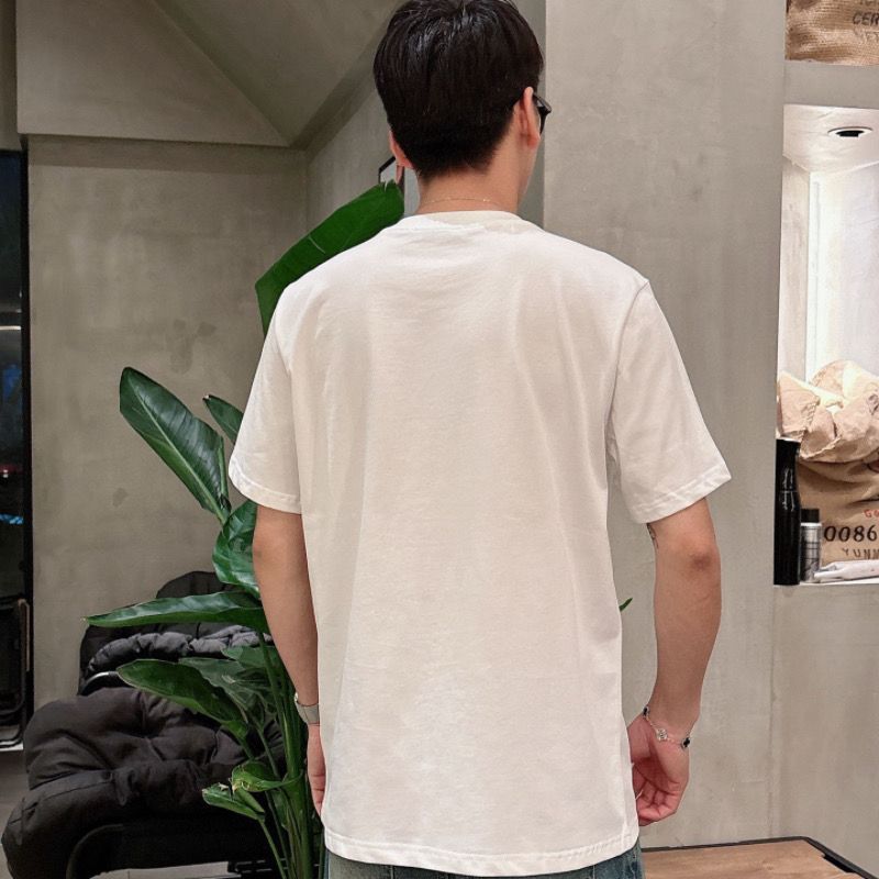 『S-2XL』メンズ クルーネック 半袖 Tシャツ 夏新作 ピュアコットン