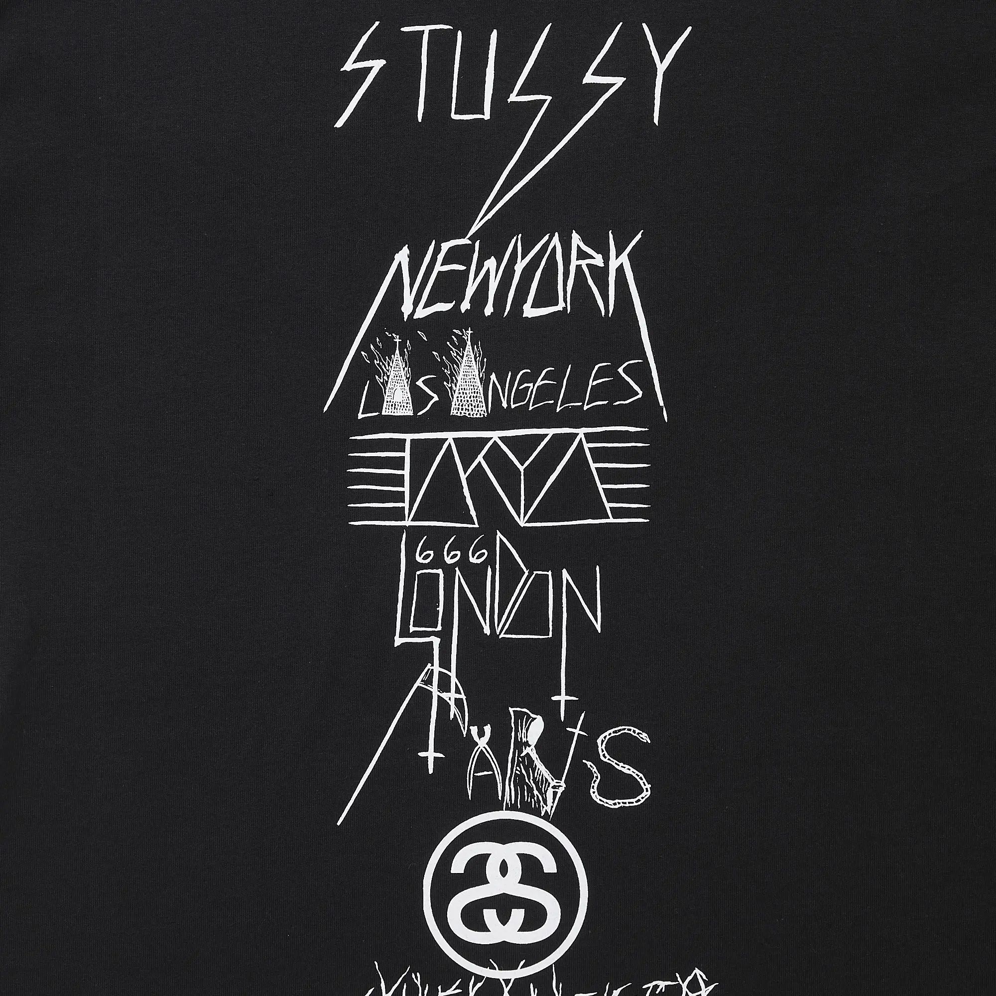 【期間限定割引価格】Stussy Gear Evil World Tour Tee