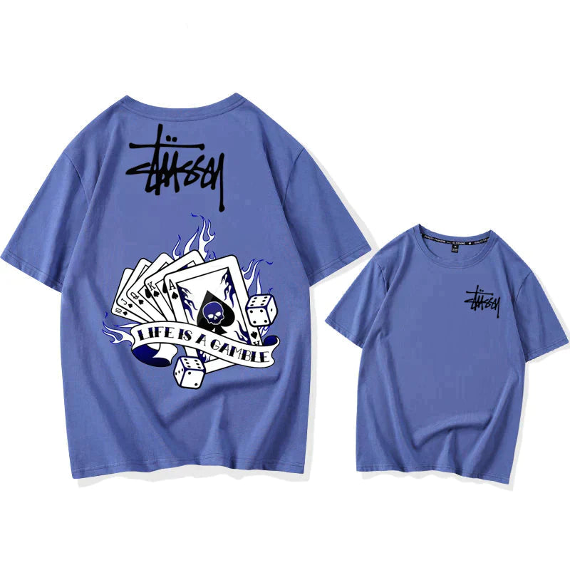 【期間限定割引価格】STUSSY Ace of Spades Casual Short Sleeve