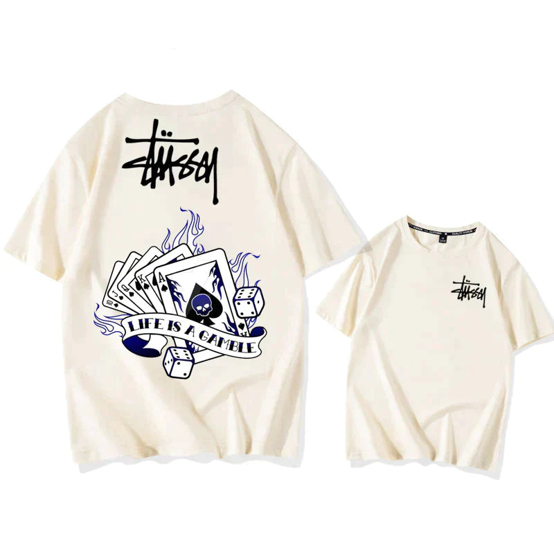 【期間限定割引価格】STUSSY Ace of Spades Casual Short Sleeve