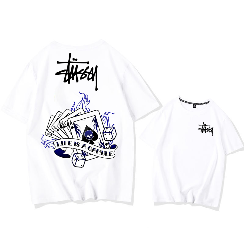 【期間限定割引価格】STUSSY Ace of Spades Casual Short Sleeve