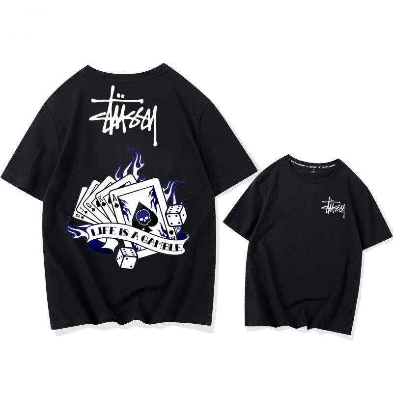 【期間限定割引価格】STUSSY Ace of Spades Casual Short Sleeve