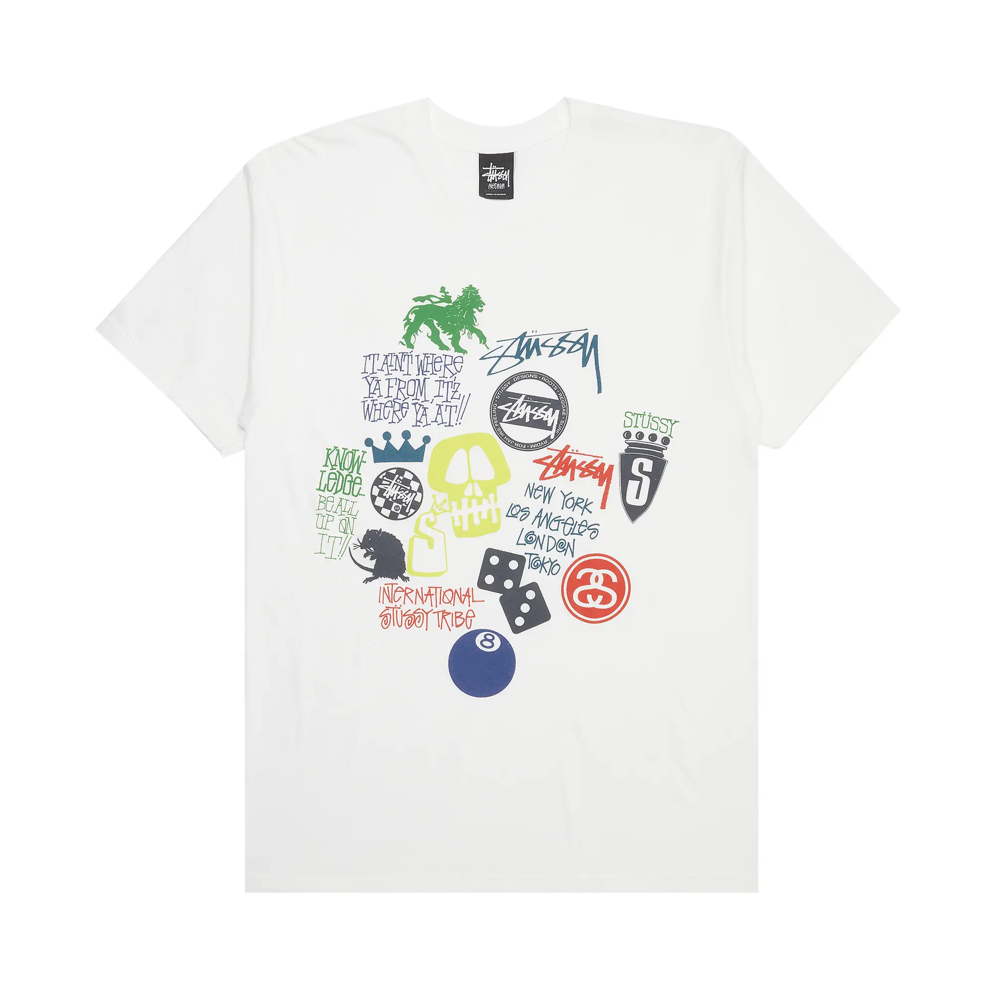 Stussy It Ain't Where Ya From, It'z Where Ya At!! Tee