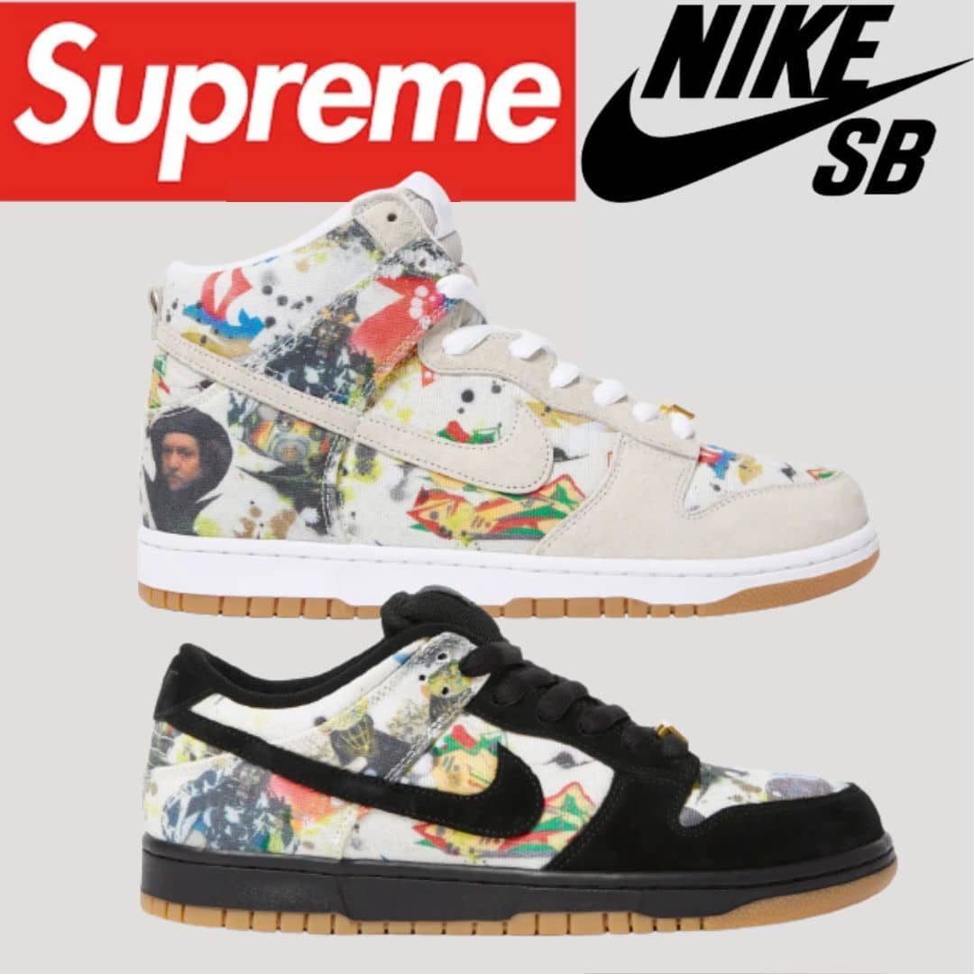 💥9/2発売｜2023年秋冬限定モデル！🔥大人気コラボが登場！Supreme × Nike SB Dunk "Rammellzee"  🔥限定80足、お見逃しなく！