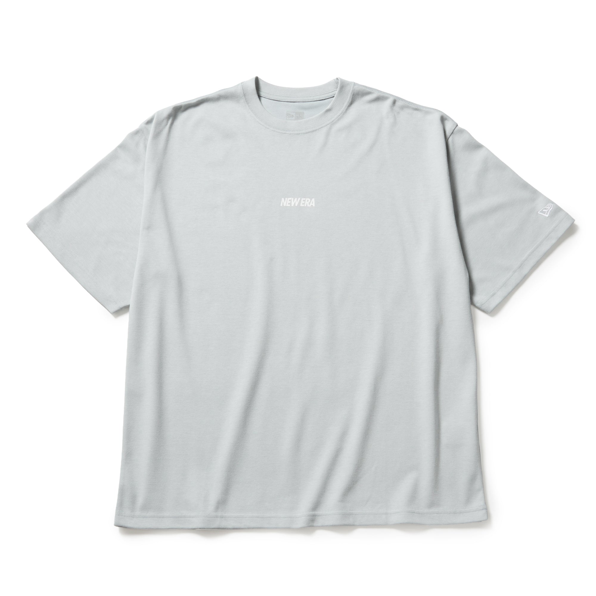 半袖 オーバーサイズド パフォーマンスTシャツ Overlap Logo グレー | パフォーマンスアパレル