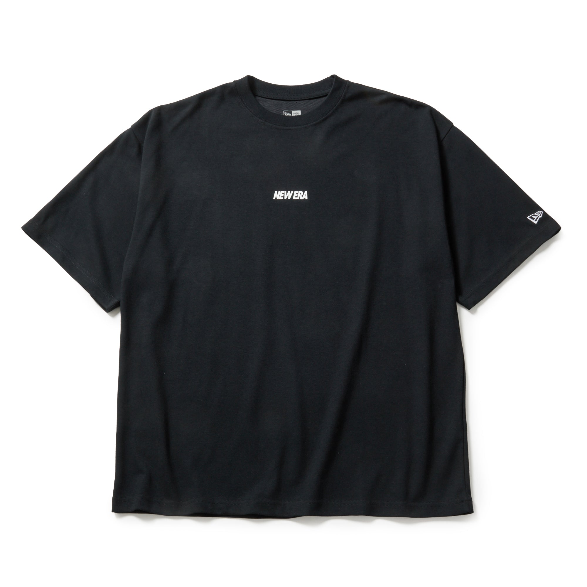 半袖 オーバーサイズド パフォーマンスTシャツ Overlap Logo ブラック | パフォーマンスアパレル