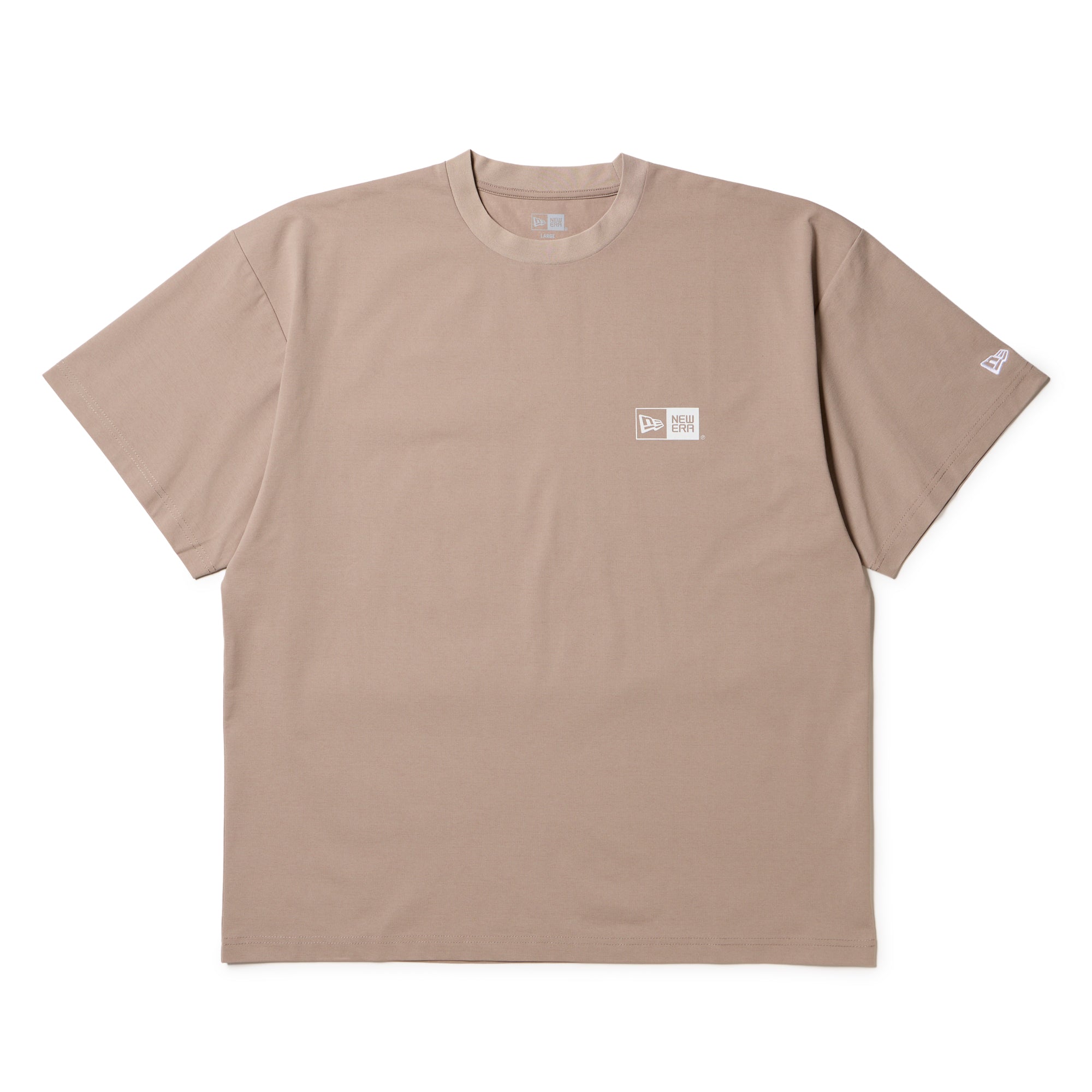 半袖 ユーティリティー オーバーサイズド Tシャツ ボックスロゴ アッシュブラウン｜アウトドア