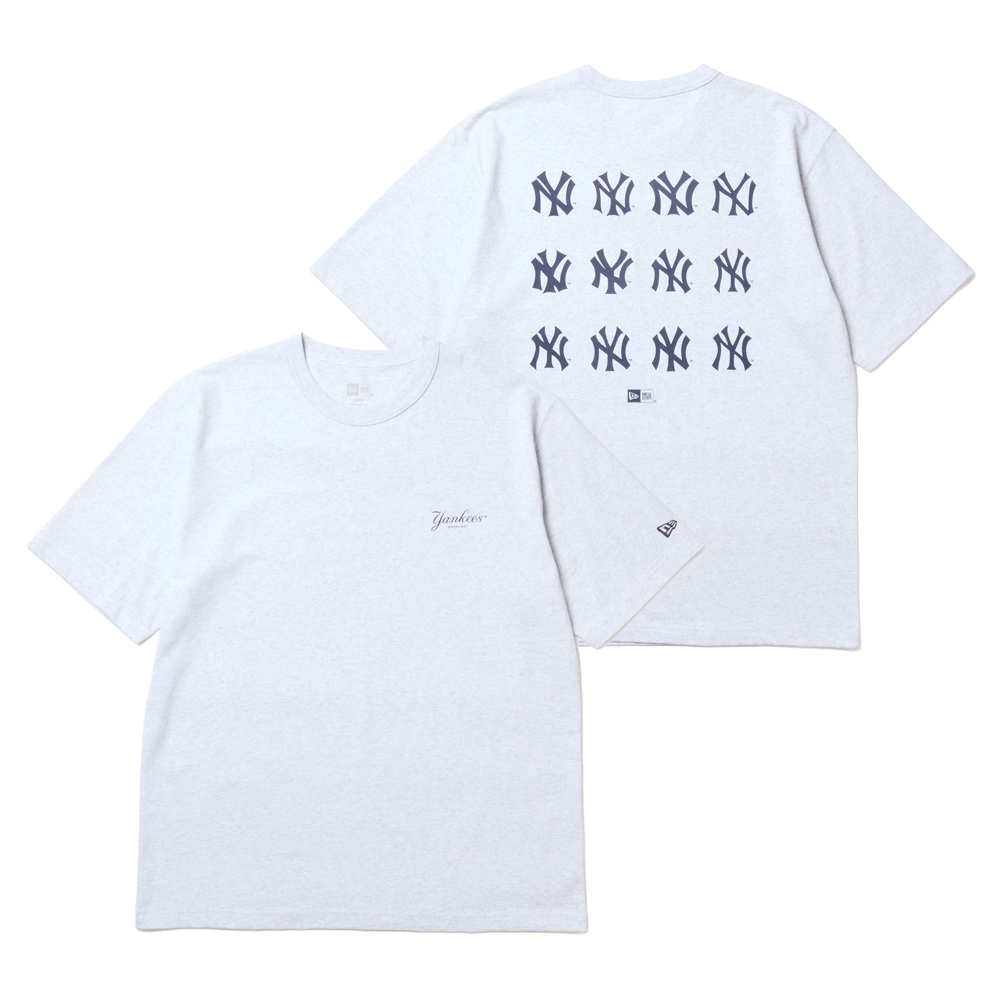 半袖 ウォッシュド コットン Tシャツ クーパーズタウン ニューヨーク･ヤンキース アッシュグレー