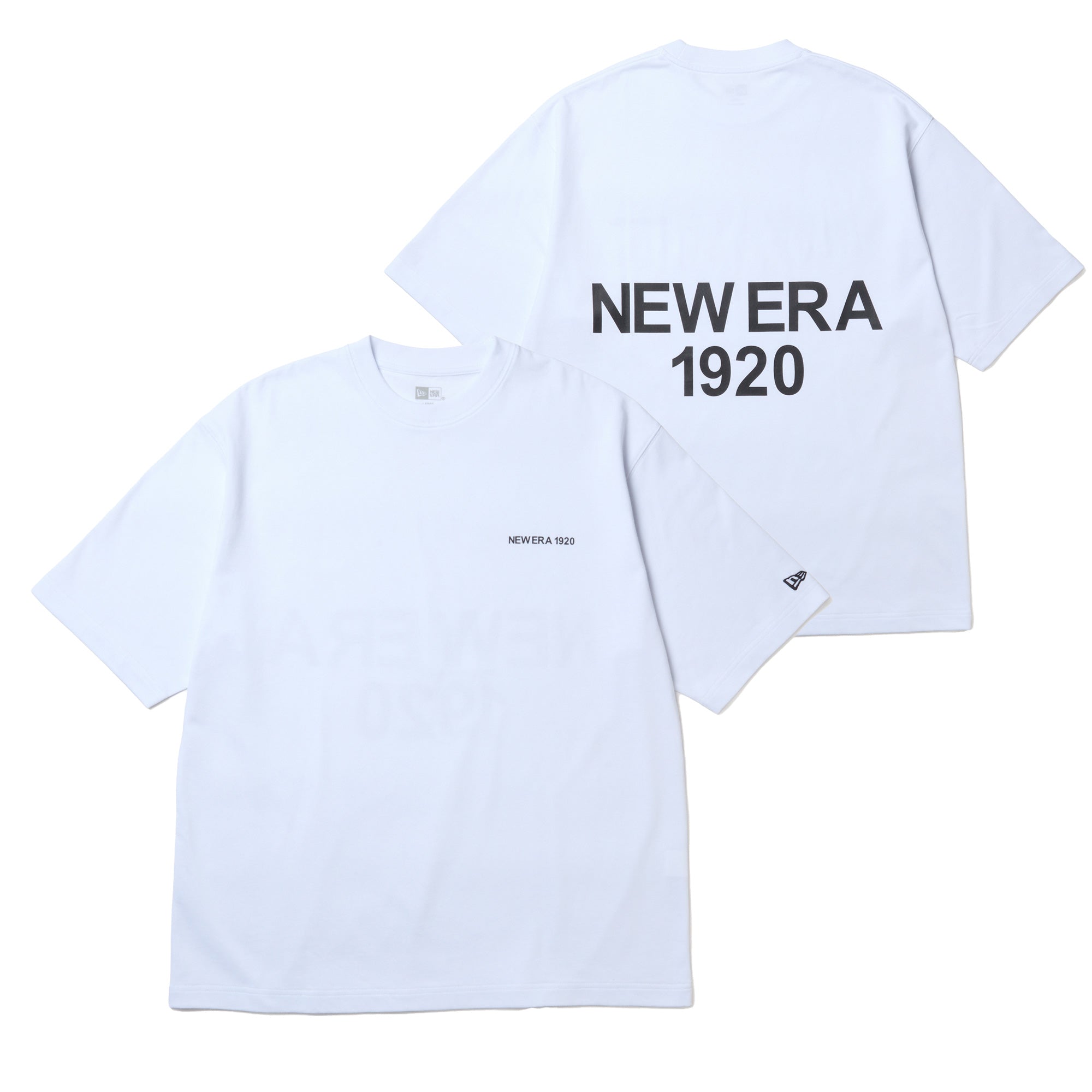 半袖 オーバーサイズド コットン Tシャツ NEW ERA 1920 ホワイト