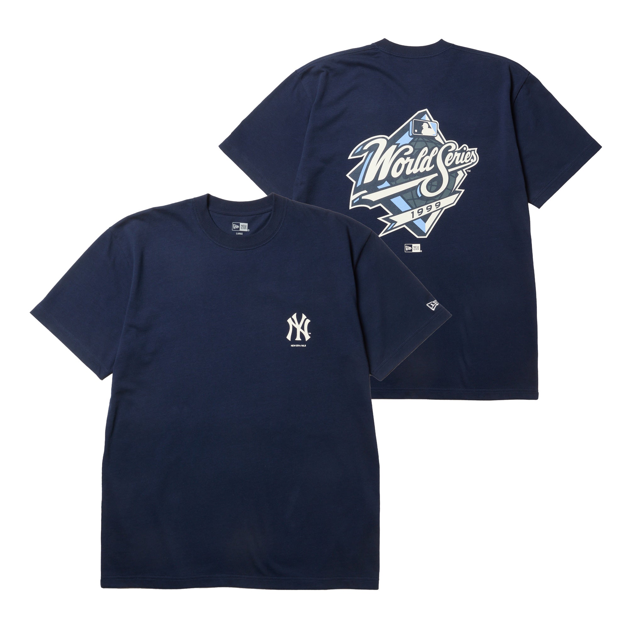 半袖 コットン Tシャツ ニューヨーク・ヤンキース ワールドシリーズ ネイビー