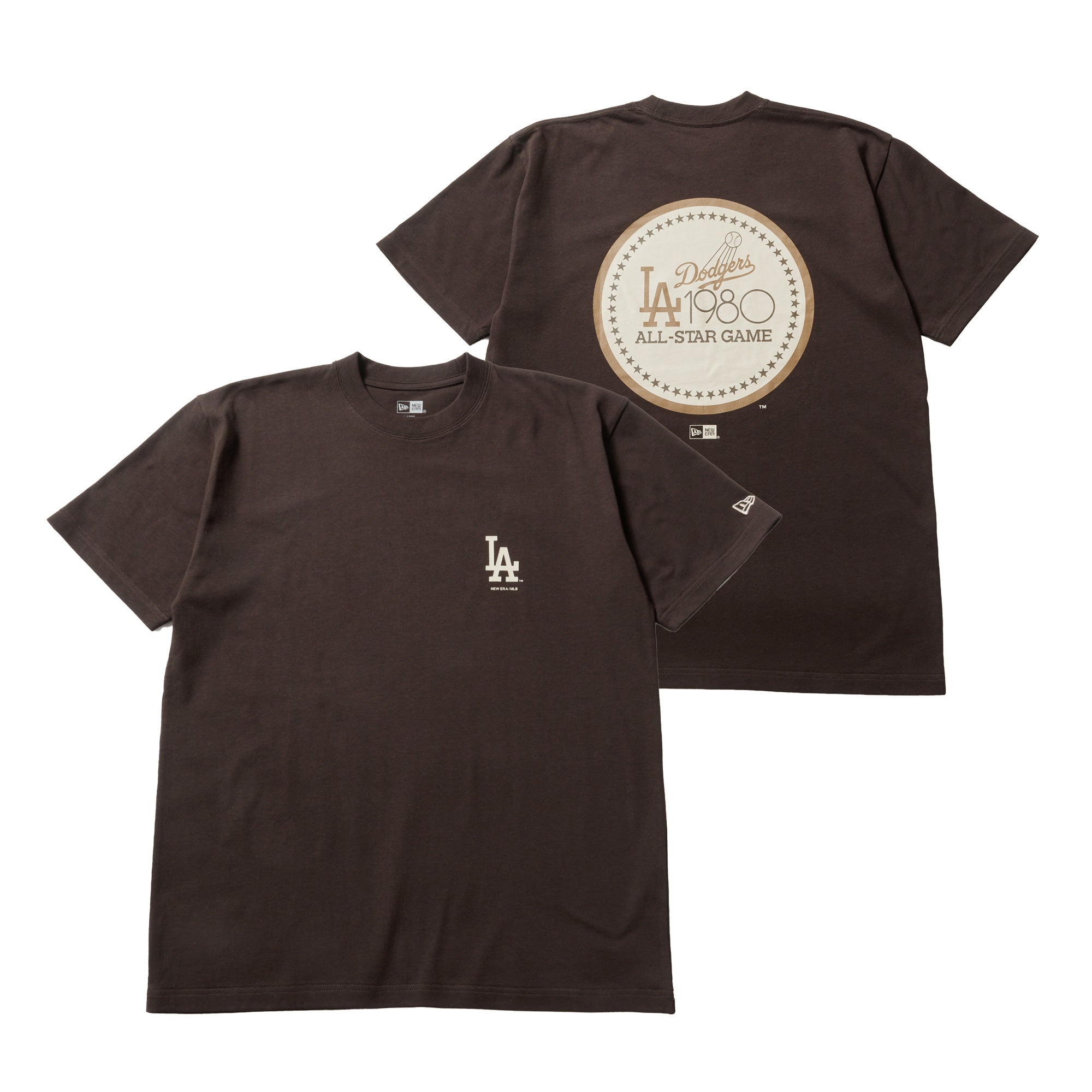 半袖 コットン Tシャツ ロサンゼルス・ドジャース オールスターゲーム バーントウッド