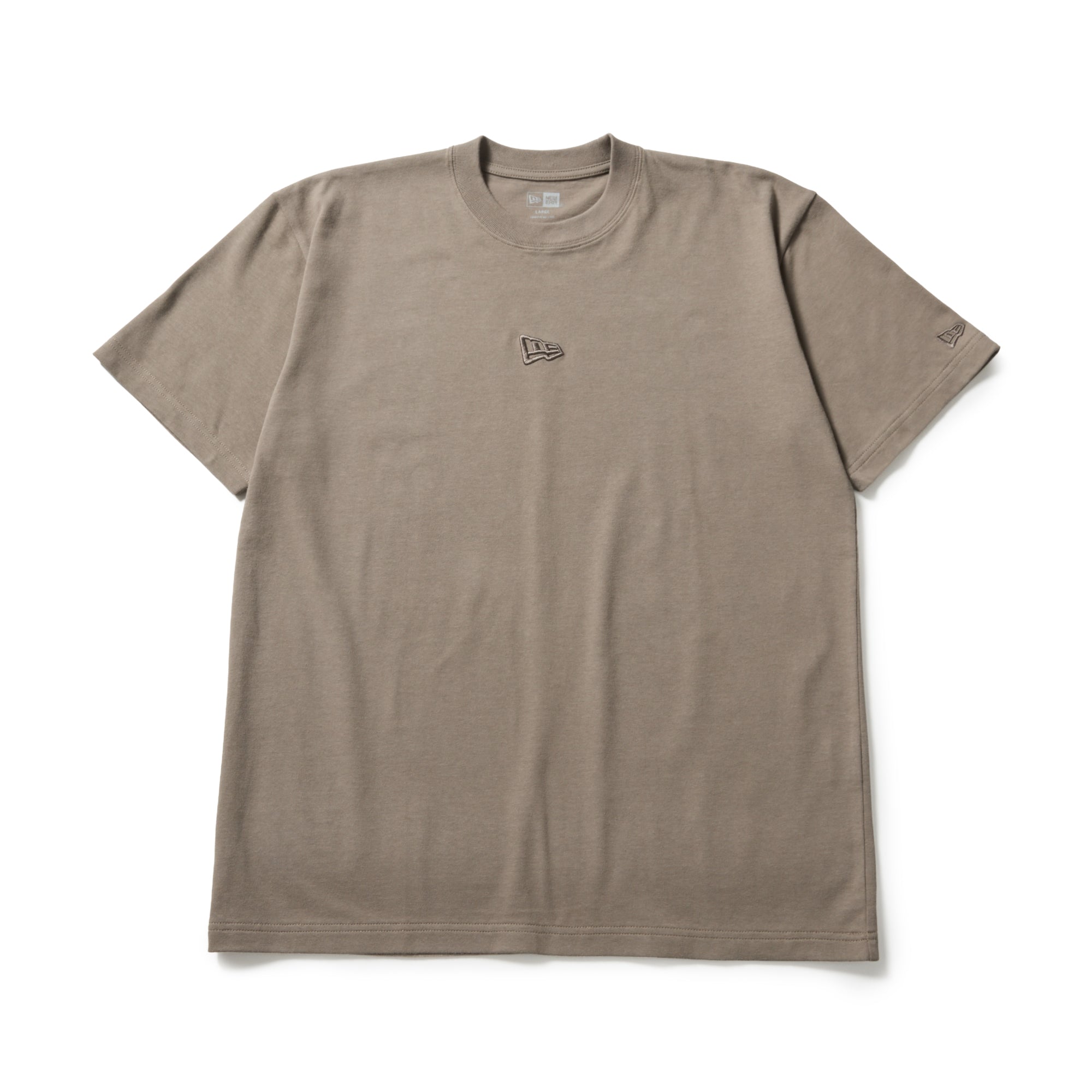 半袖 コットン Tシャツ Flag Logo Mini レイズドフラッグ刺繍 ピューター
