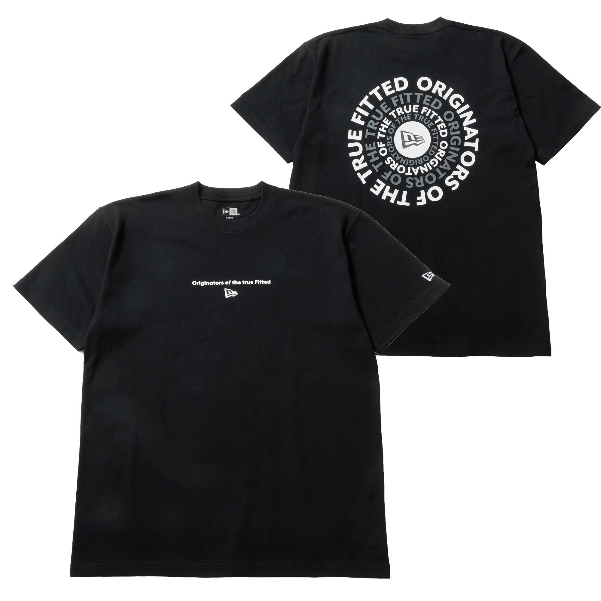 半袖 コットン Tシャツ Circle ロゴ ブラック