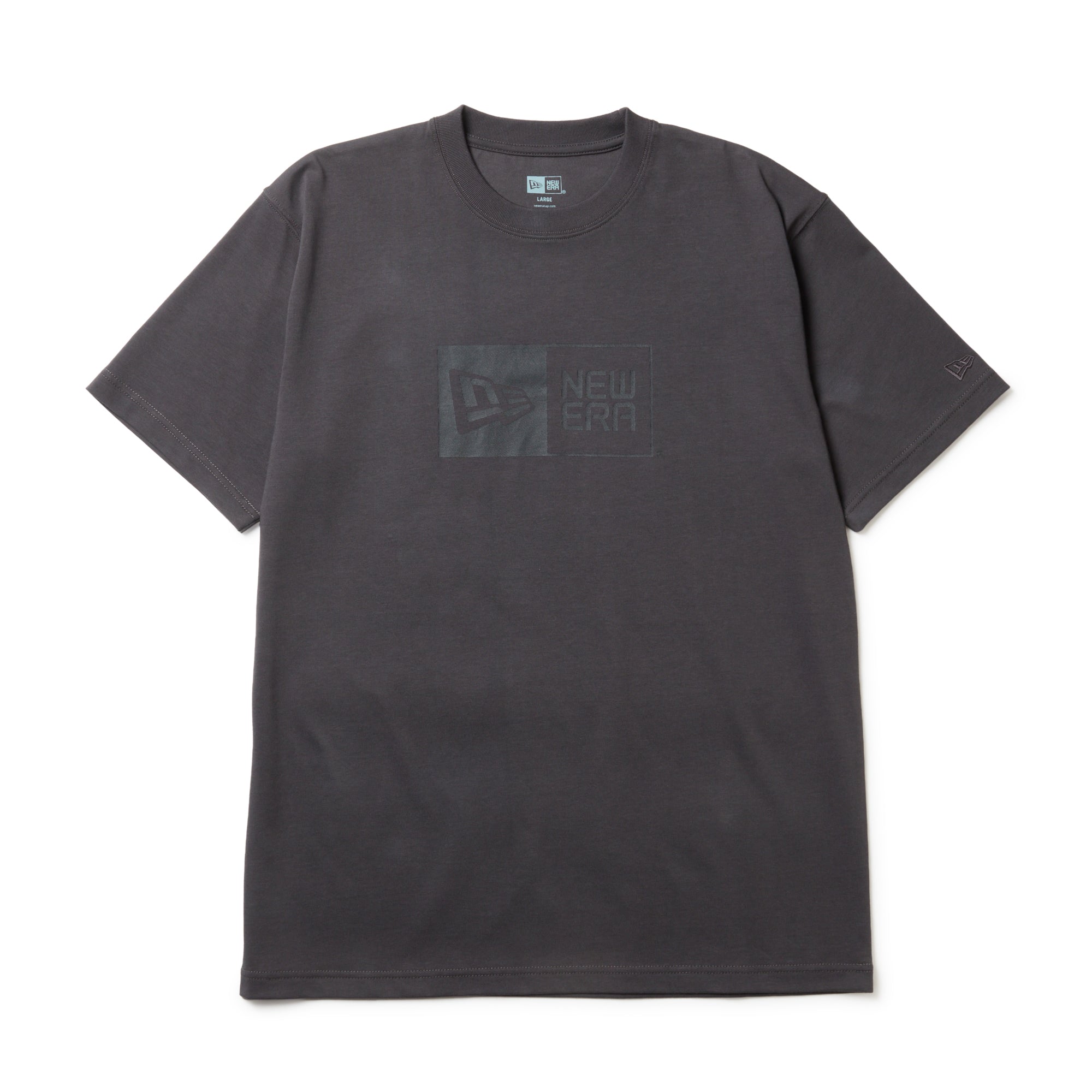 半袖 コットン Tシャツ Box Logo グラファイト
