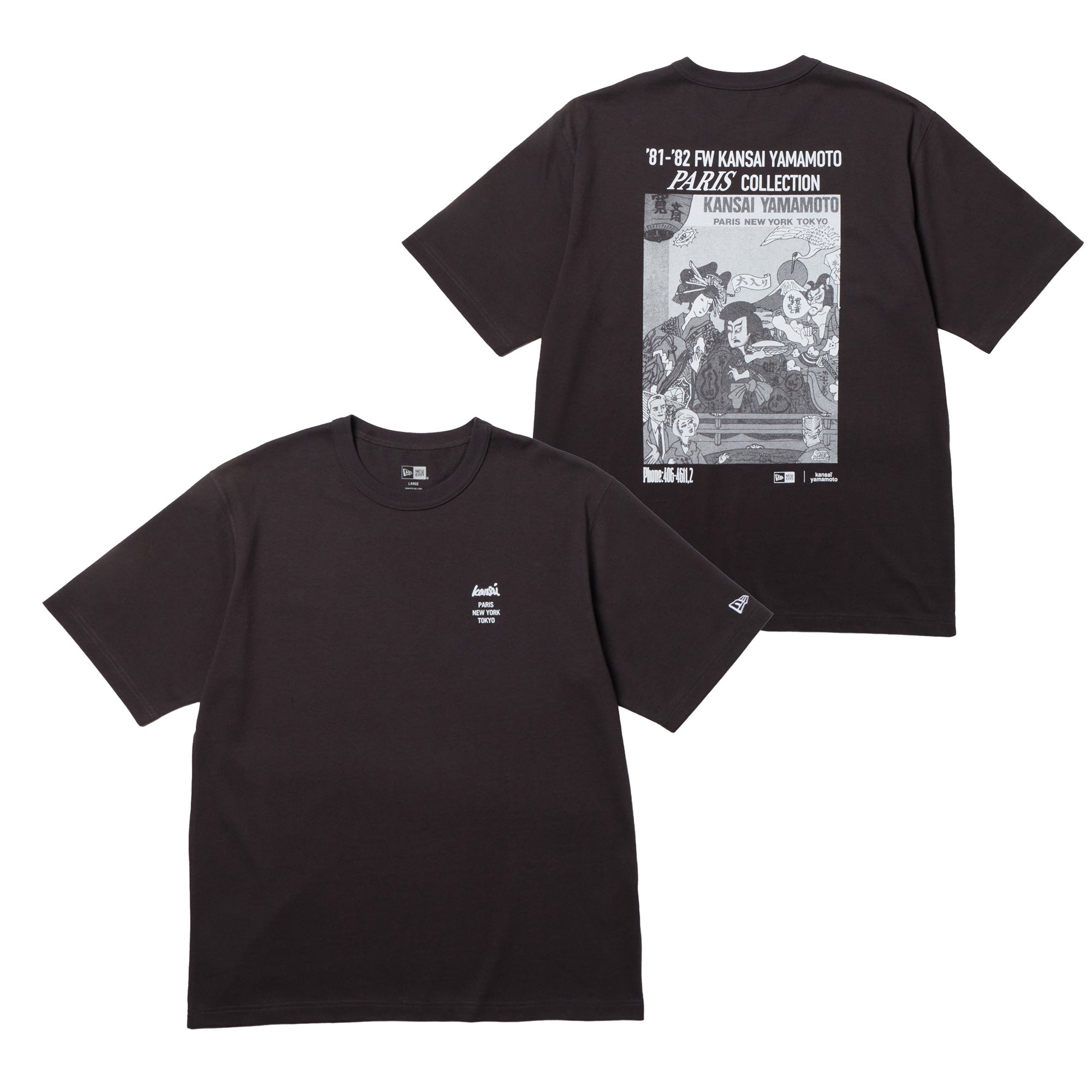 半袖 ウォッシュドコットン Tシャツ kansaï yamamoto kansai / terry jhonson スミクロ