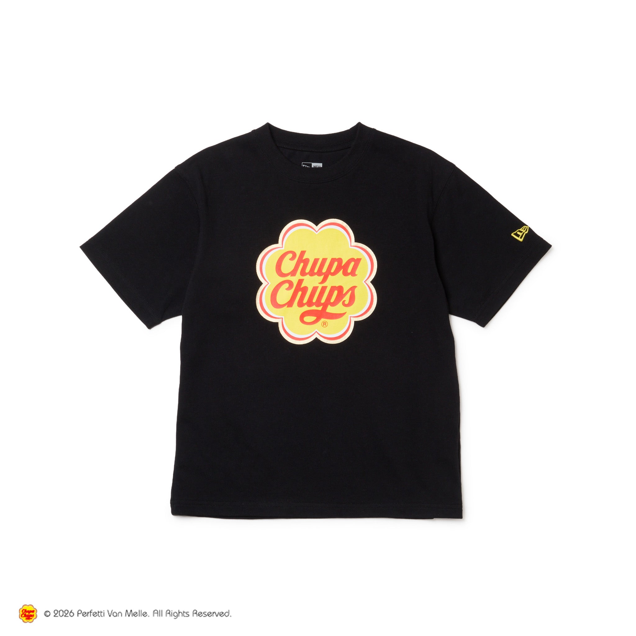 キッズ Youth 半袖 コットン Tシャツ Chupa Chups チュッパチャプス ブラック