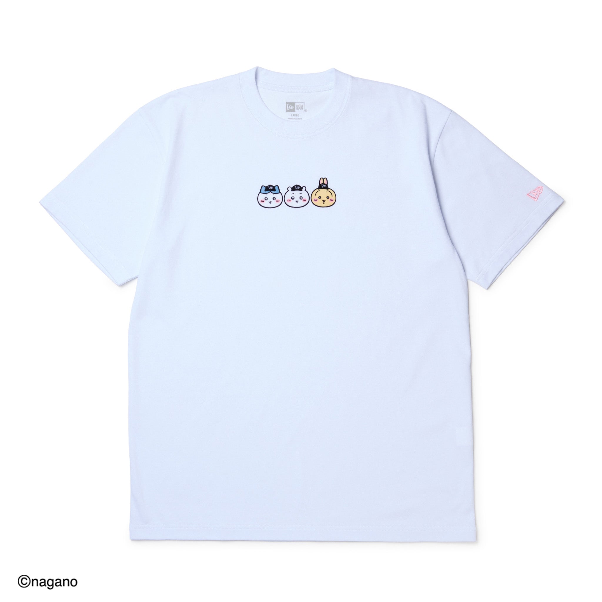 半袖 コットン Tシャツ ちいかわ / ちいかわ・ハチワレ・うさぎ ホワイト