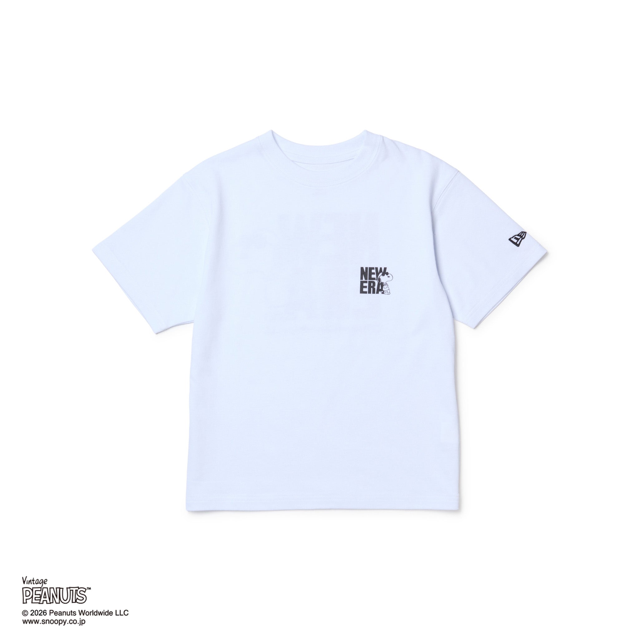 キッズ Youth 半袖 コットン Tシャツ Vintage PEANUTS  ピーナッツ JOE COOL ジョー・クール ホワイト