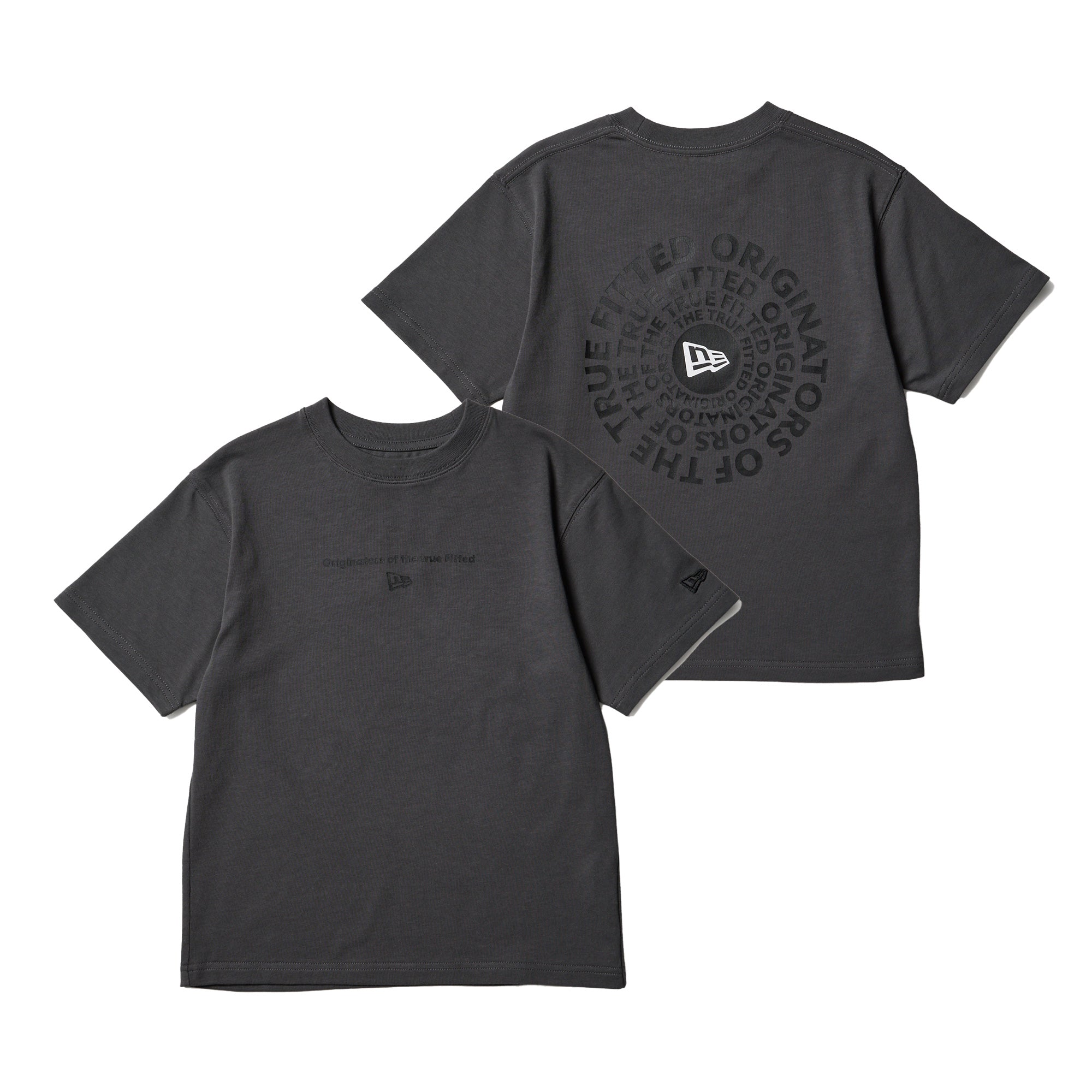 キッズ Youth 半袖 コットン Tシャツ Circle OOTTF グラファイト