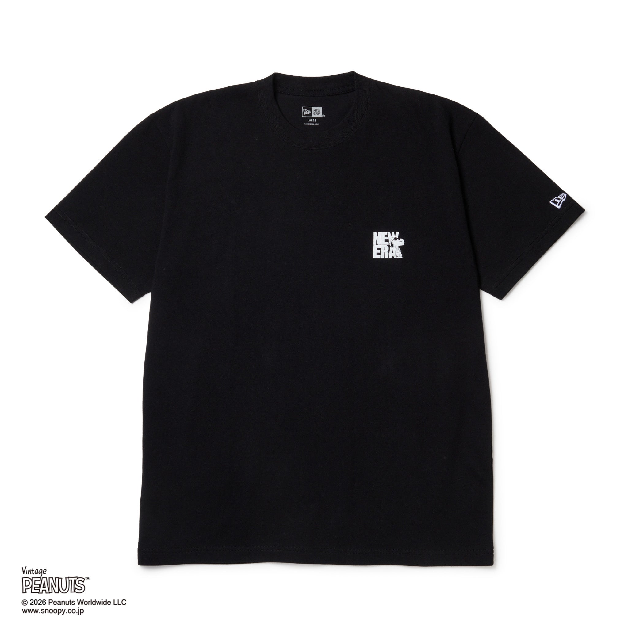 半袖 コットン Tシャツ Vintage PEANUTS  ピーナッツ JOE COOL ジョー・クール ブラック