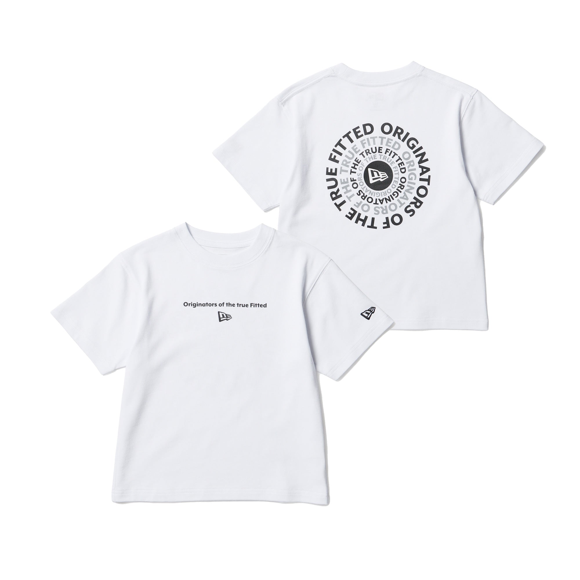 キッズ Child 半袖 コットン Tシャツ Circle OOTTF ホワイト