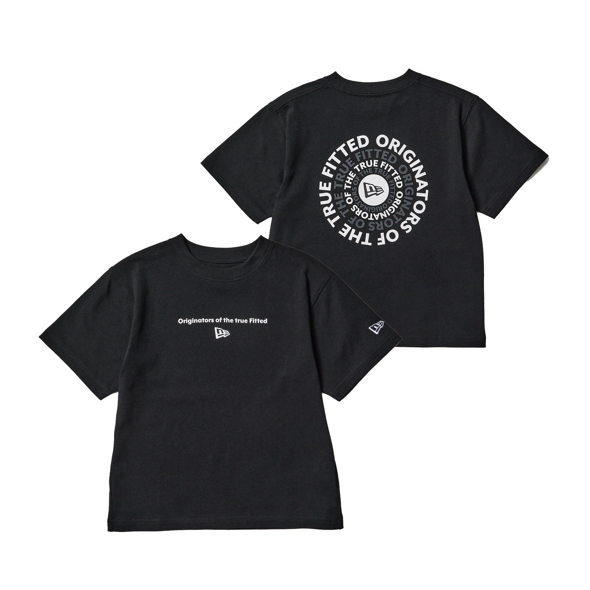 キッズ Child 半袖 コットン Tシャツ Circle OOTTF ブラック