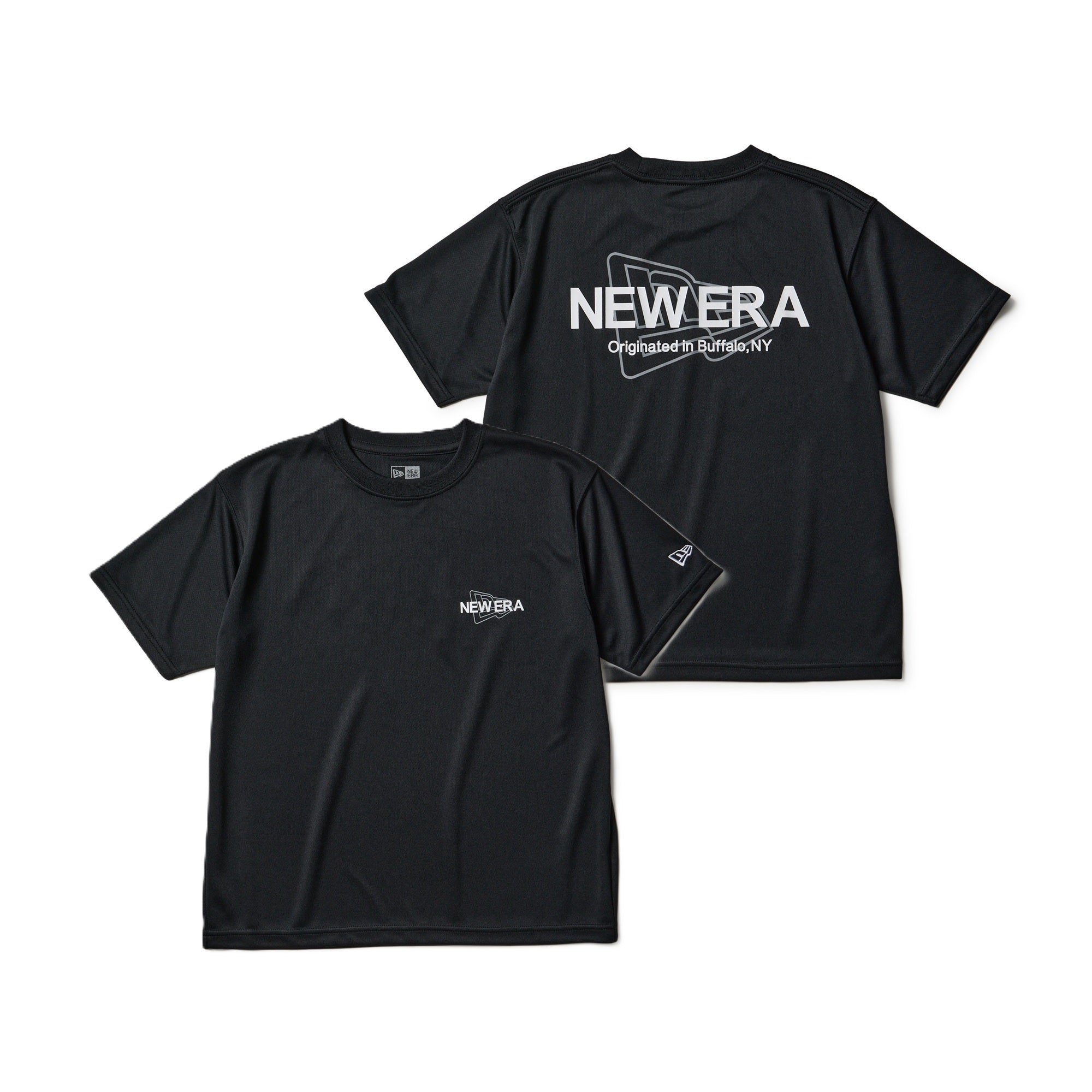 キッズ Youth 半袖 テック Tシャツ Buffalo Est. ブラック